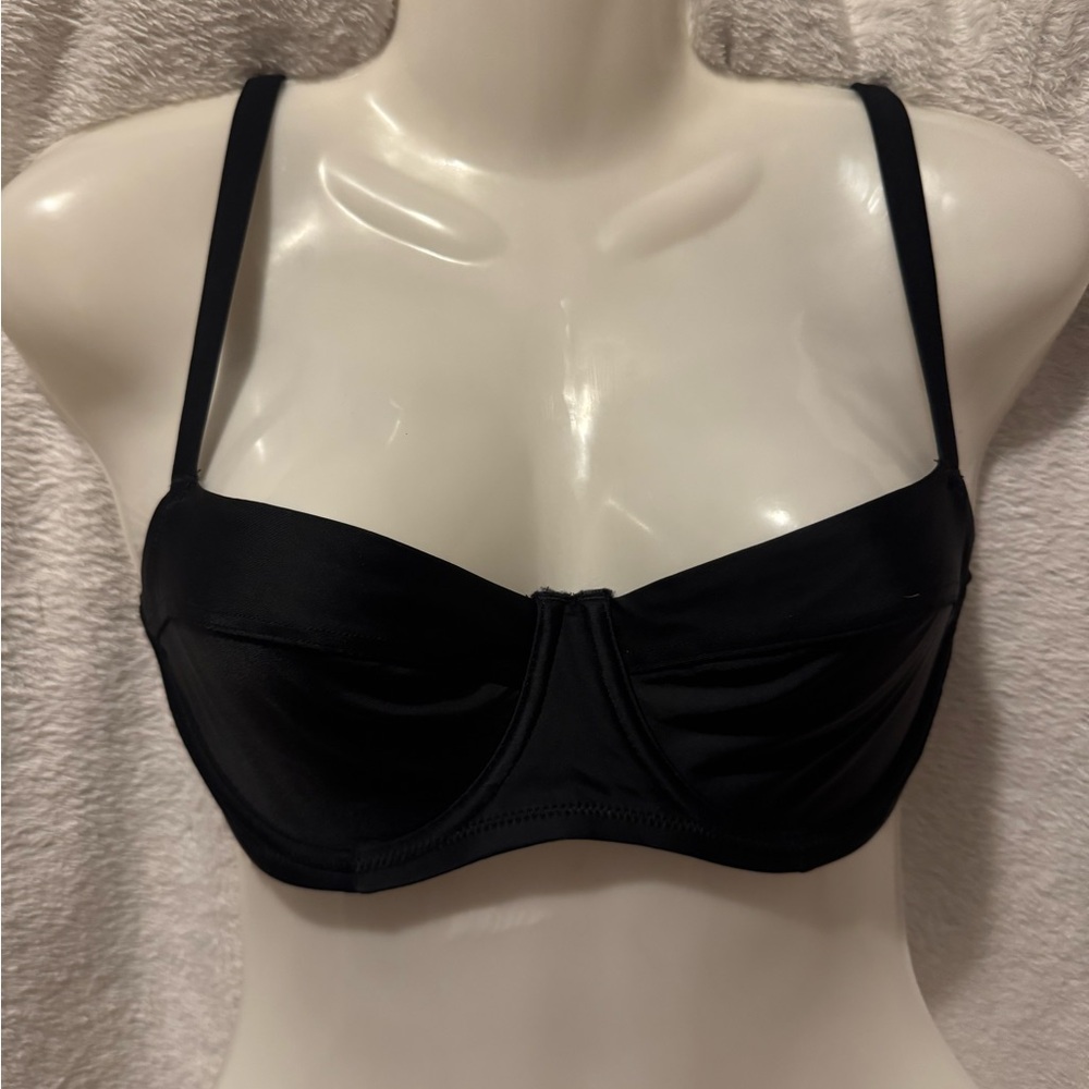 Aerie Black Bikini Swim Top